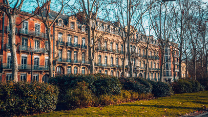 Naklejka premium french buildings