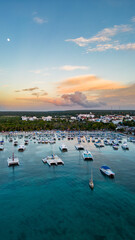 Atardecer en Playa Bayahibe, La Romana, Republica Dominicana.