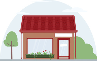 house with a window