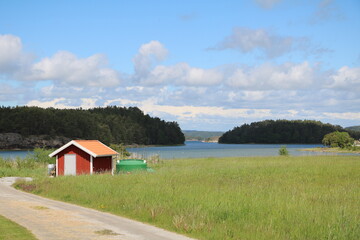 Holiday at archipelago island of Tjörn Sundsby kile in Sweden