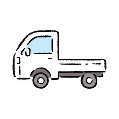 乗り物_トラック_小型