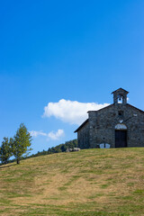 Hills around the Church of the Madonna dell'Orsaro, Parma, Italy