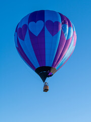 Hot air balloons rising