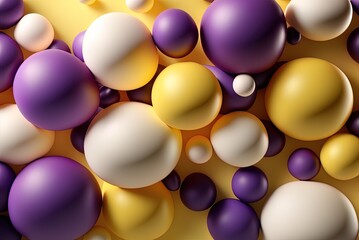 Colorful bubbles background. generative AI