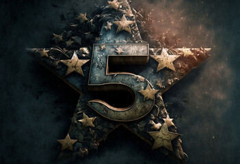 Ai-Generated Render of the Highest A+ Rating: Superb, Outstanding, Top, Best, A-Star, and A-List!