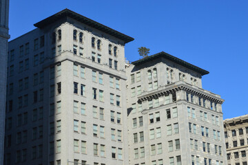 Fototapeta na wymiar Buildings in Downtown Los Angeles, California