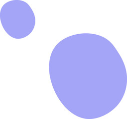 Hand drown colorful spot flat icon