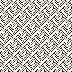 Monochrome Contour Textured Optical Herringbone Pattern