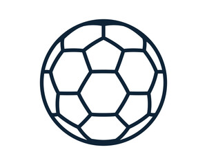 Fototapeta premium Soccer ball icon. Football game ball icons