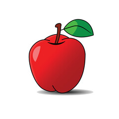 apple fruit cartoon vector design