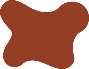 Blob abstract shape illustration