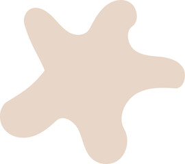 Abstract splash shape illustration