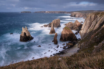 Mangersta sea stacks, Isle of Lewis, Outer Hebrides, Scotland