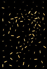 Luxurious Paint Vector Black Background. Gold