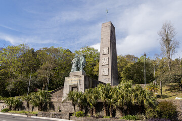Obraz premium Monument to the Immigrant in Caxias do Sul, Rio Grande do Sul, Brazil - A historic landmark honoring Italian immigrants