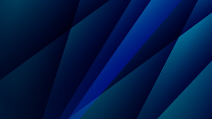 Modern dark blue background with abstract overlap shape, dynamic and sport banner concept