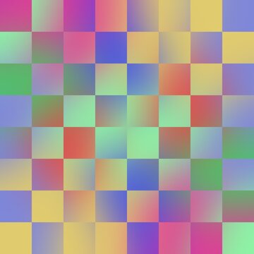 illustration .Square grid alternating soft tones Sweet. Opalescent Warm tones, cool tones, colour,color