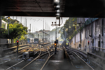 railway station in the city