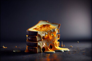 Melted cheese Sandwich 