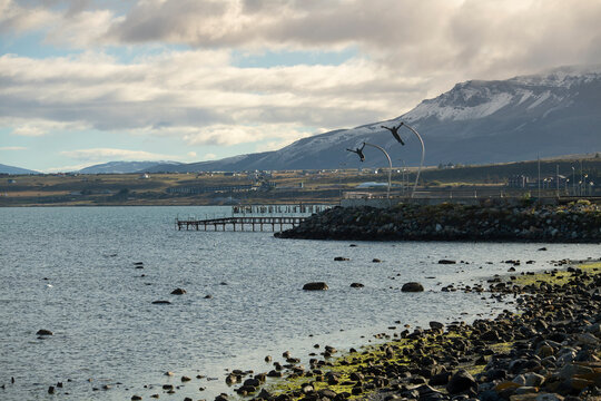 Coastline, Puerto Natales, Magallanes Region, Chile