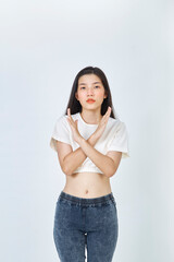 Portrait beautiful young asian woman