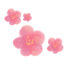 名称未設定のアートワーク手書きの梅のはな