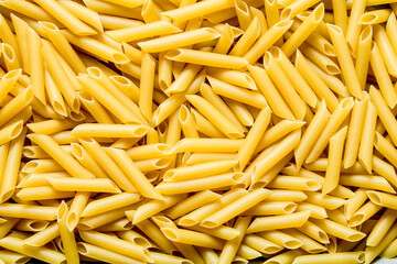 Pasta background. Dry pasta.