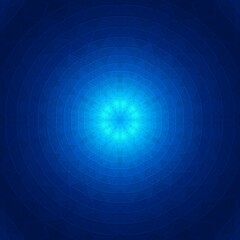 Illustration of dark blue vibrant geometric background with added effects