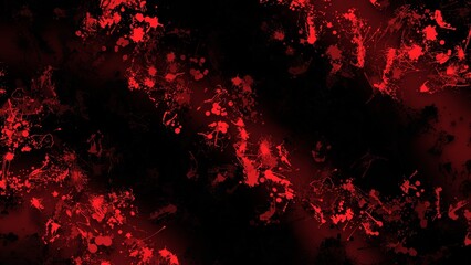 Illustration of spotted red stripes on a black background with effects