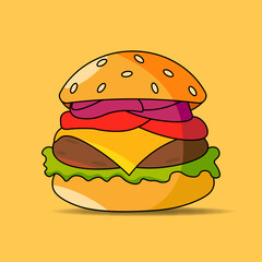 Hamburger Illustration