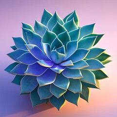 Obraz premium Succulent cactus flower tropical plant