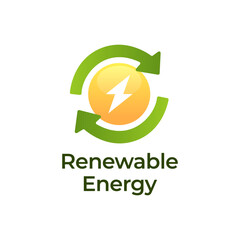 Renewable Energy Logo. Nature Power Logo Template. You can change text and colors very easy using the named and organized layers that includes the file.