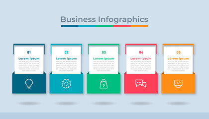 Fototapeta na wymiar Timeline Infographics Business Data Visualization Process Chart. Abstract Diagram Graph with Steps, Options