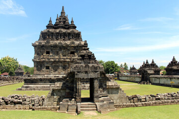 Fototapeta na wymiar Plaosan temple in Java, Taken in July 2022.