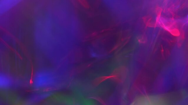 Neon purple, viva magenta, hot pink and dark blue colors ights. Optical Crystal Prism Flare Beams. Lights background or overlay. A magical background for Christmas