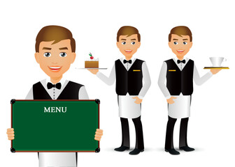 Elegant People-Professional. Waiter