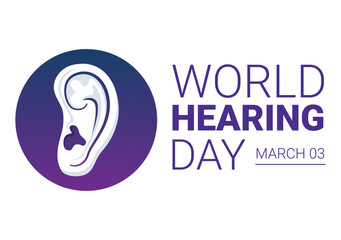 World Hearing Day Illustration to Raise Awareness on How to Prevent Deafness for Web Banner or Landing Page in Flat Cartoon Hand Drawn Templates
