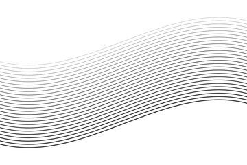 Simple wave line background. Vector illustration.