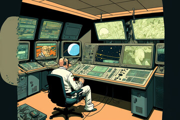 in the communications room orbiting. Generative AI