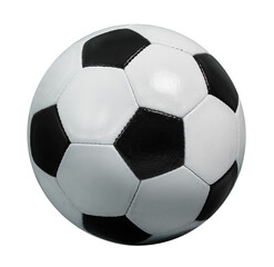soccer ball isolated  - obrazy, fototapety, plakaty