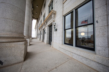 Utah State Capitol Building in winter