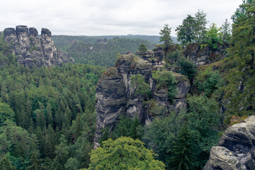 Saxon Switzerland (Elbe Sandstone Mountains). Germany.