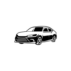 Obraz na płótnie Canvas sports car vector logo design