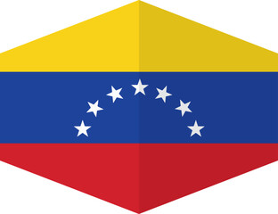 Venezuela flag background with cloth texture.Venezuela Flag vector illustration eps10.