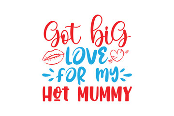 Happy valentines day lettering