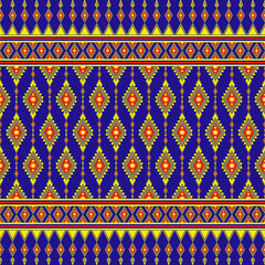 Geometric ethnic pattern traditional Design for background,carpet,wallpaper,clothing,wrapping,Batik,fabric,sarong