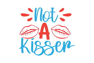 Happy valentines day lettering