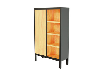 Wardrobe design 3d rendering for furniture needs