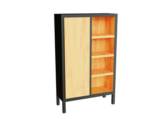 Wardrobe design 3d rendering for furniture needs