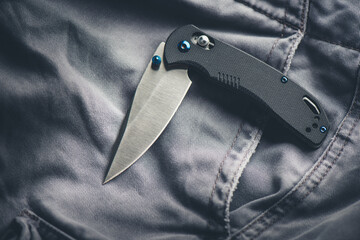 stainless steel folding knife